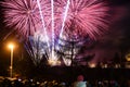 Prague and fireworks