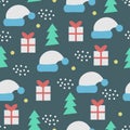 New year and chistmas pattern Royalty Free Stock Photo