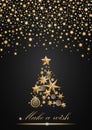 New Year and Christmas card design Royalty Free Stock Photo