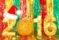 New Year 2016. Christmas. Festive vivid colorful Royalty Free Stock Photo