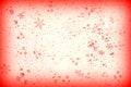 Red abstract background, snowflakes. Christmas background, Christmas.