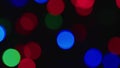 New year or Christmas shimmering garland backdrop in Deep blurring and focusing