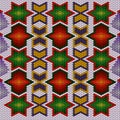 New Year, Christmas, winter, festive pixel pattern