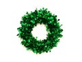 New year and Christmas wreath.