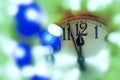 New Year Clock Face Before Midnight Royalty Free Stock Photo