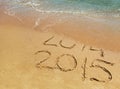 New Year 2015 is coming concept Royalty Free Stock Photo