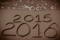 New Year 2016 is coming Royalty Free Stock Photo