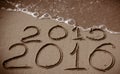 New Year 2016 is coming Royalty Free Stock Photo