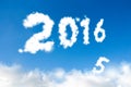 New year 2016 concept Royalty Free Stock Photo