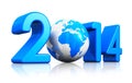 New Year 2014 concept Royalty Free Stock Photo