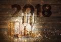 2018 New Year concept Royalty Free Stock Photo