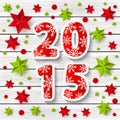 New Year concept with starry decorations Royalty Free Stock Photo