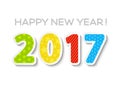 2017 New Year concept Royalty Free Stock Photo