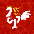 2017 New Year concept Royalty Free Stock Photo