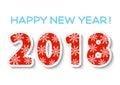 2018 New Year concept Royalty Free Stock Photo