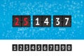 New Year countdown vector banner