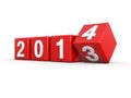 New year 2014 Royalty Free Stock Photo