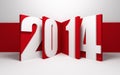 New year 2014 Royalty Free Stock Photo