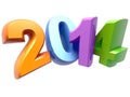 New Year 2014 Royalty Free Stock Photo