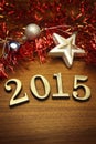 New Year 2015 decoration