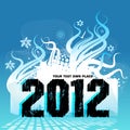 New Year Design 2012 Royalty Free Stock Photo