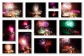 New year eve collage Royalty Free Stock Photo