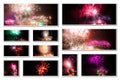 New year eve collage Royalty Free Stock Photo