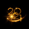 2021 New Year festive luxury background Royalty Free Stock Photo