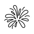 Playful Starburst Explosion Hand Drawn Doodle Illustration Royalty Free Stock Photo