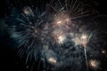 new year firework explosive composition background