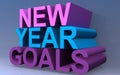 New year goals Royalty Free Stock Photo