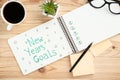 New year goals Royalty Free Stock Photo