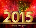 New Year 2015 Royalty Free Stock Photo
