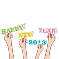 New year greeting Royalty Free Stock Photo