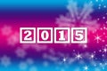 2015 New Year greeting banner background