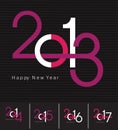 New Year greeting card Royalty Free Stock Photo