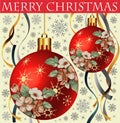 New year. Greeting Christmas card.