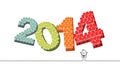 New Year 2014 Royalty Free Stock Photo