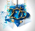 2015 New Year and Happy Christmas background for your flyers Royalty Free Stock Photo