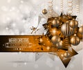 2015 New Year and Happy Christmas background Royalty Free Stock Photo