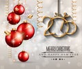 2015 New Year and Happy Christmas background for your flyers Royalty Free Stock Photo