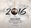 2016 New Year and Happy Christmas background Royalty Free Stock Photo