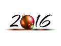 2016 New Year and Happy Christmas background Royalty Free Stock Photo