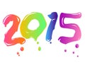 New year 2015 Royalty Free Stock Photo