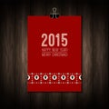 New Year 2015 Holiday background with numbers -