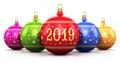 New Year 2019 holiday celebration concept Royalty Free Stock Photo