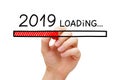 New Year 2019 Loading Concept Royalty Free Stock Photo