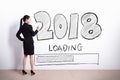 New Year is loading now Royalty Free Stock Photo