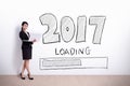 New Year is loading now Royalty Free Stock Photo