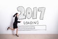 New Year is loading now Royalty Free Stock Photo